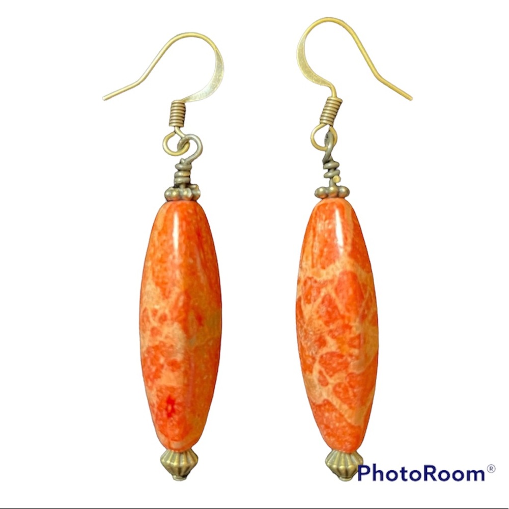 Sponge Coral Earrings
